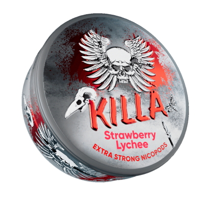 Killa Nicotine Pouches Strawberry Lychee 16mg